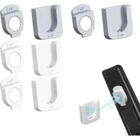 Magnetischer Fernbedienungshalter – Wandorganizer – 4-teilig – Schwarz – Einfache Montage – Starke Haftung (1/4)
