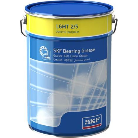 Graisse Savon au lithium complexe SKF LGMT 2, Boîte de 5 kg ( Prix pour 1 )