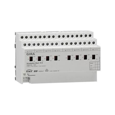 Gira Schaltaktor 8f 16 A Hand KNX REG 100600 (1/5)
