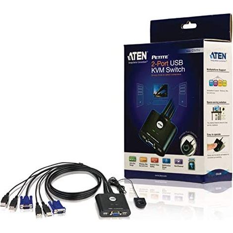Aten KVM Switch CS22U Negro (1/5)