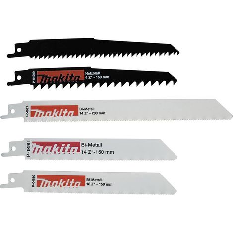 Makita P-83967 Starter kit Recipro uni 5 pz. 5 pz.