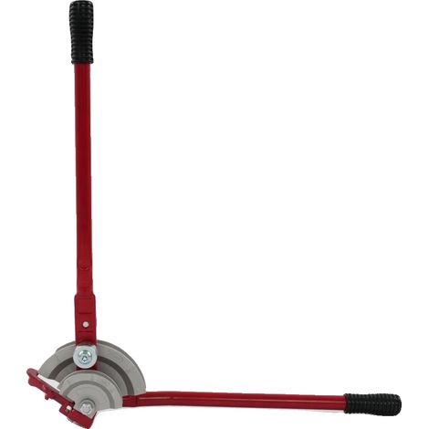 Outil de cintrage de tuyaux, fonctionnement manuel, design ergonomique, Rouge (1/2)