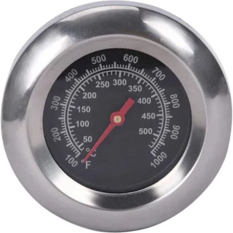 Thermomètre de Cuisson en Acier Allié, Haute Précision, Filetage M10, Échelle Claire, Montage Facile pour BBQ, Cuisine et Camping (1/5)