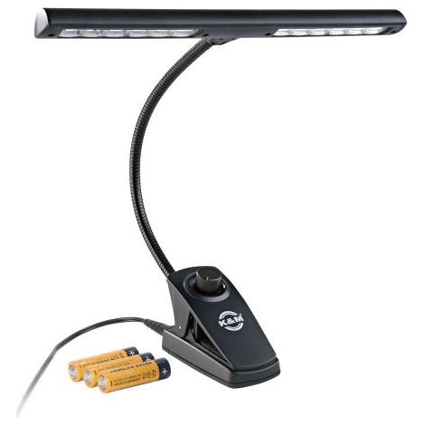 König & Meyer 12295 Lampada da scrivania nera LED
