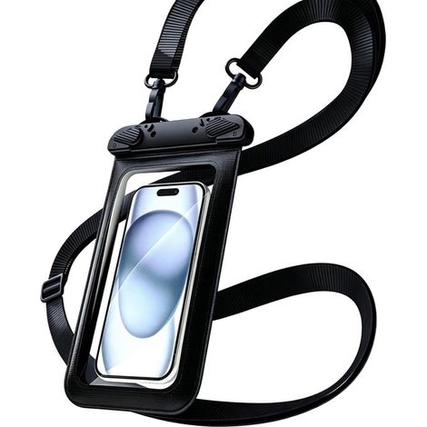 Set mit 2 wasserdichten Handyhüllen, speziell zum Schwimmen , IPX8 zertifiziert, passend für Smartphones bis 7,5 Zoll. (1/5)