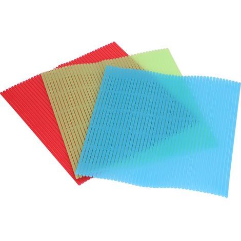 Lot de 3 tapis à sushi en ABS, tapis à rouler japonais pour la cuisine maison et les restaurants. (1/5)