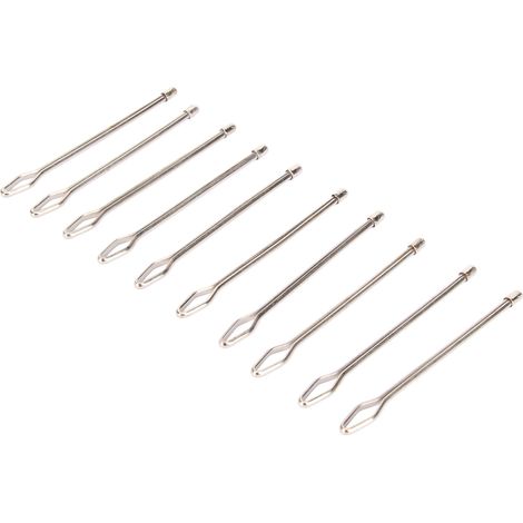 30 pièces tire-fil pour élastique, outil de perçage de cordon résistant à la corrosion, idéal pour la laine et le fil élastique (1/5)