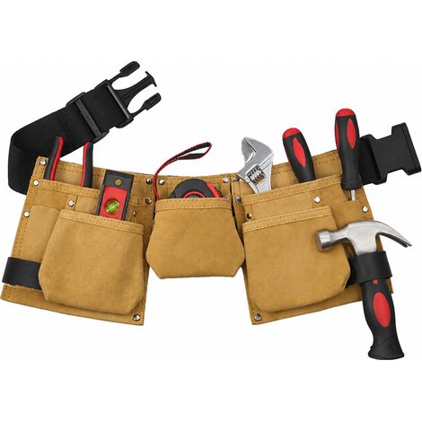 Ceinture Sacoche Porte-Outils pour Enfant et Scolaire, Tablier Travaux Manuels et Menuiserie en Toile Résistante, 350 g – Livraison gratuite (1/5)