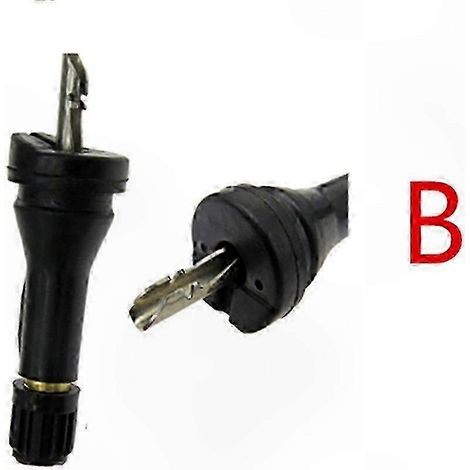 4 universelle Gummi-Reifenventile mit Reifendruckkontrollsystem (TPMS), kompatibel mit SUVs und Limousinen, Set mit 4 Drucksensoren (1/5)