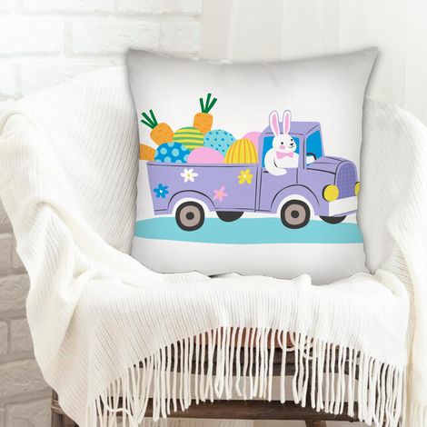 Housse de coussin décorative à la mode pour la maison rustique pour canapé ou lit (1/5)
