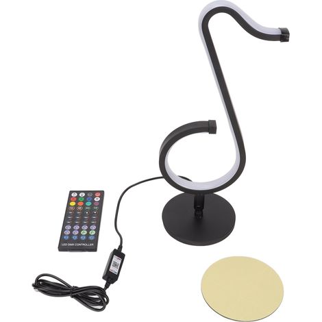 Lampe musicale intelligente RGB, veilleuse colorée, lampe de bureau, lampe pour salon/chambre/table de chevet/applique murale (1/5)