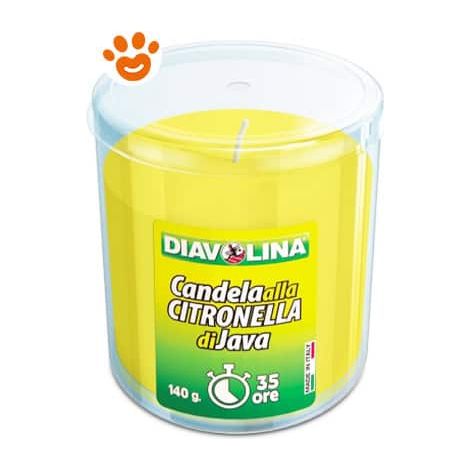 Diavolina Candela alla Citronella - Confezione 1 Pezzo -