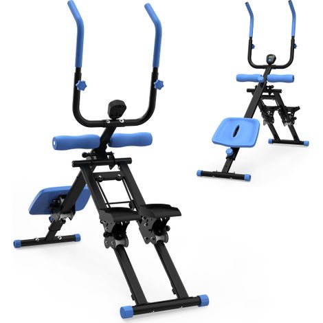 Stepper 2 in 1 e attrezzo per addominali: dispositivo multifunzionale pieghevole, attrezzatura per allenamento completo del corpo per palestra domestica e utilizzo in loco. (1/5)