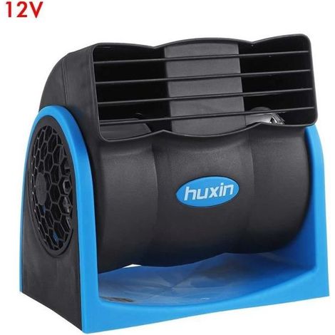 Climatiseur silencieux réglable 12V-24V DC – Allume-cigare pour voiture, camion, bateau – Vitesse variable – Barbaydos