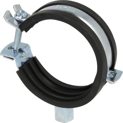 Collier articulé isophonique à visser, galvanisé M8/M10 x 50-55 mm (2’’)