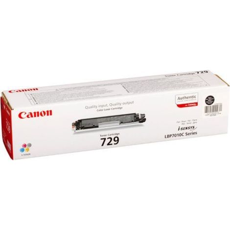 Toner Canon 729 BK Originale Nero per Stampanti Laser i-Sensys LBP7010C e LBP7018C, 1.200 Pagine (1/5)