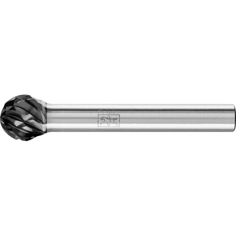 PFERD TOOLS Hartmetall Hochleistungsfrässtift STEEL Kugel KUD Ø 10x09 mm Schaft-Ø 6 mm HICOAT für Stahl (1/2)