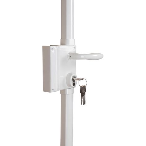 Bricard – Serrure électrique 3 points en applique gauche – Cylindre 70x30 avec 10 pistons – Sécurité niveau 4 – Résistance au crochetage et perçage