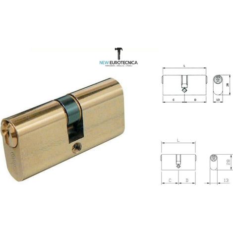 Cilindro ovale 8300 iseo misura 60 (27+33)