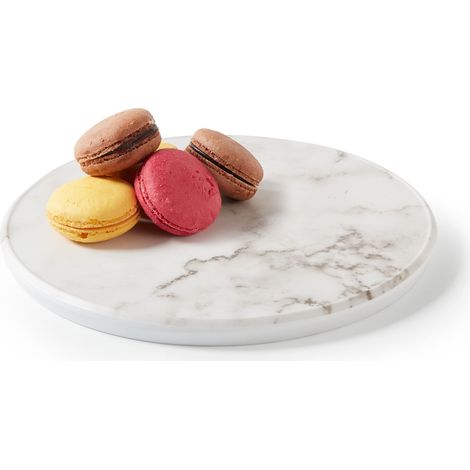 Présentoir Rond en Mélamine Effet Marbre Ø 23 à 32,5 cm - Pujadas (1/2)