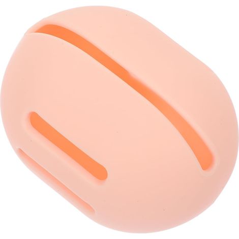 Porte-éponges à maquillage et étui de rangement en forme d'œuf de beauté, contenant ovale en silicone pour houppette à poudre avec ouverture (1/5)