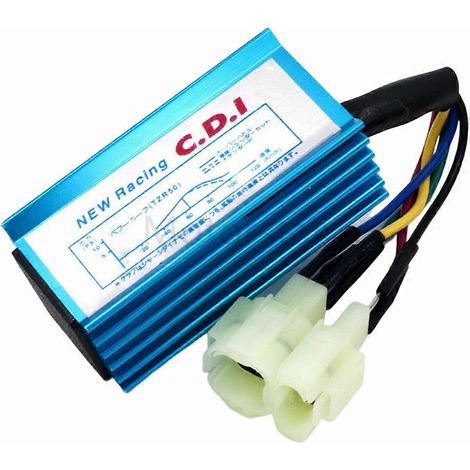 Boîtier CDI Performance Racing pour cyclomoteur, scooter, kart, quad GY6 50, 110, 150, 200 et 250 cm³ (50 cm³, 110 cm³, 150 cm³, 200 cm³, 250 cm³). (1/4)
