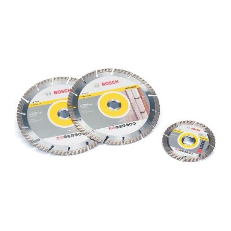 Kit 2 disques diamant Pro Universal 230mm + 1 disque diamant XLock 125 mm BOSCH - 061599760Z