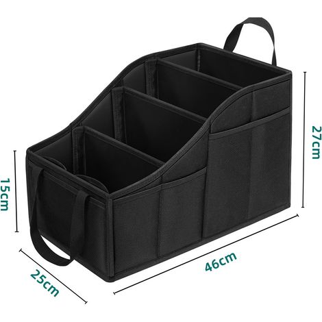 Organisateur et Rangement de Voiture pour Siège Arrière et Avant - Caddy Pliable Adapté au Siège Passager (1/5)