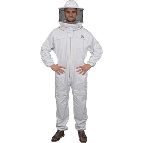 Humble Bee 410 Tuta in Polycotone con Cappello Maschera Rotonda per Apicoltura (1/5)
