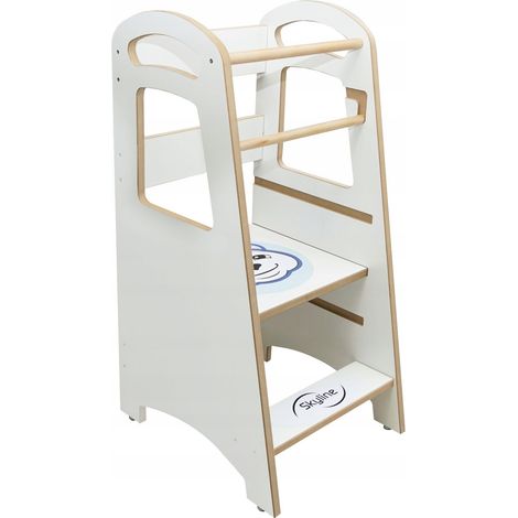 Aiuto da cucina per bambini Aiuto da cucina Bianco Solido Regolabile Lucido (1/5)