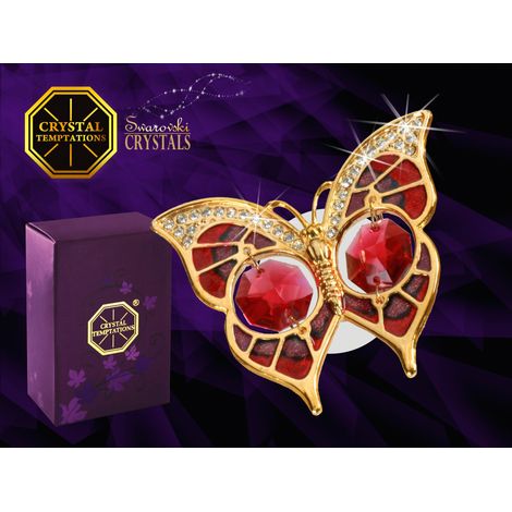 Schmetterlingsfigur mit Swarovski-Kristallen, Dekoration, Geschenk