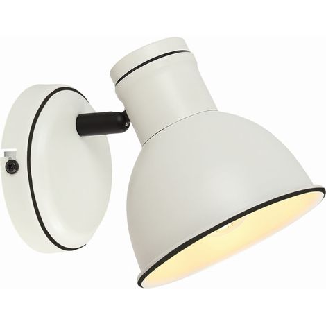 Applique métal Candellux Zumba 91-72115 noir/blanc E14 (1/2)