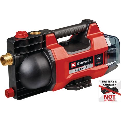 Einhell Pompe d’arrosage sans fil AQUINNA 18/28 Solo PXC (18V, Débit max. 2800 L/h, Pression 2,5bar, mode ÉCO/BOOST) Livré sans Batterie ni Chargeur (1/4)