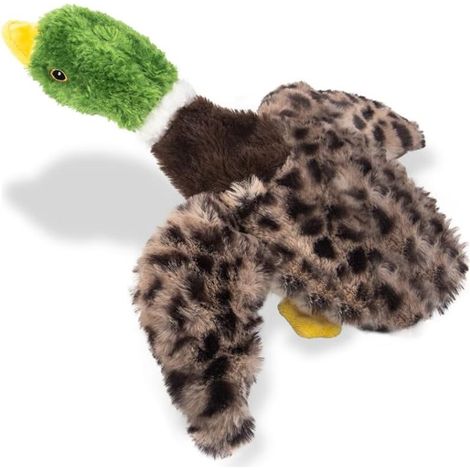 Peluche sonore pour animaux de compagnie, canard vert de dessin animé, résistant aux morsures, compagnon de nettoyage des dents pour chien,  à lancer