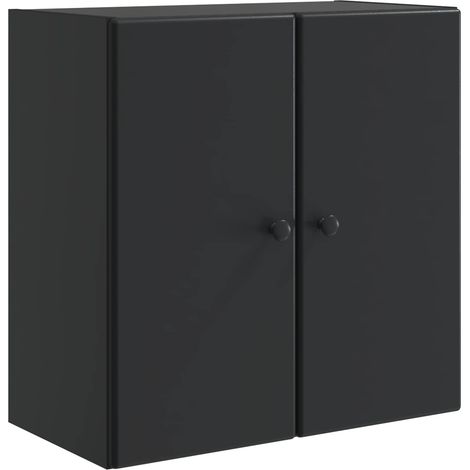 Armoire Murale Noir 59 x 31 x 60 cm Bois d'ingénierie vidaXL (1/5)