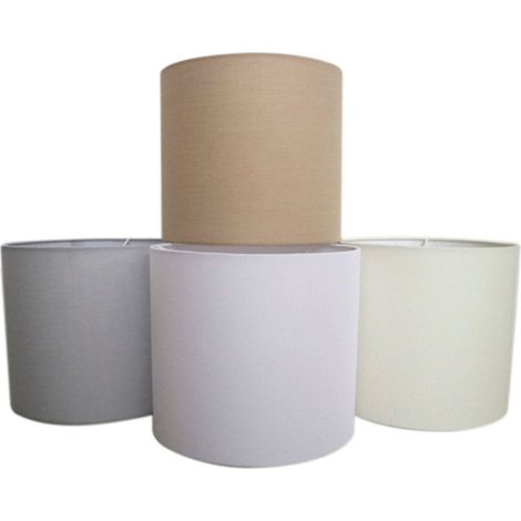 Abat-jour pour Suspension en Coton et Polyester Design Simple Ø 20 x H 18 cm E27 E14 - PANGIVO