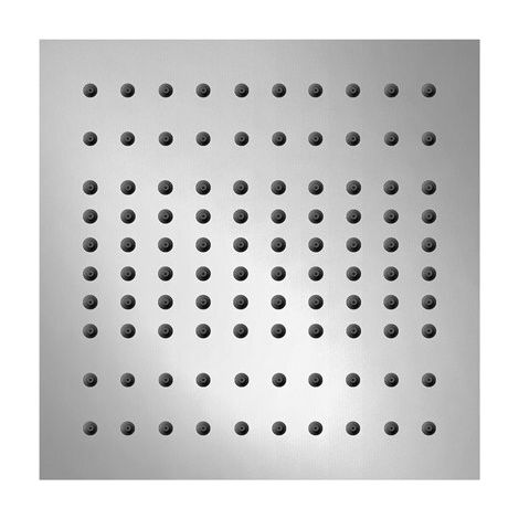 Gessi Binario, módulo de lluvia 200x200 mm con instalación