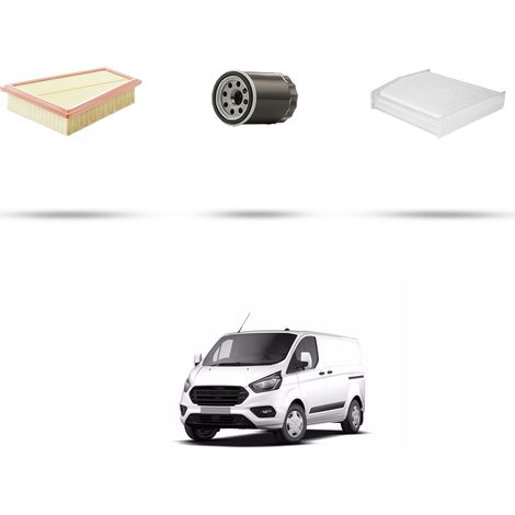Kit tagliando 3 filtri compatibile con Ford Transit Custom 1.0 EcoBoost PHEV 92kw dal 2019 (1/4)
