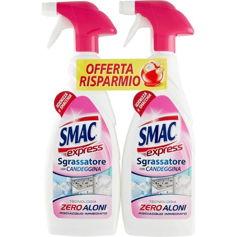 SMAC BIPACCO SPRAY SGRASSATORE 650 ML DISINFETTANTE CON CANDEGGINA