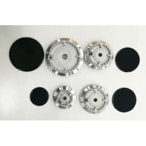 KIT 4 BRUCIATORI NARDI SPARTIFIAMMA PER PIANI COTTURA CUCINE 4 FUOCHI (34649)