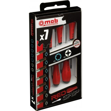 Jeu de 7 tournevis Torx et Pozidriv MOB