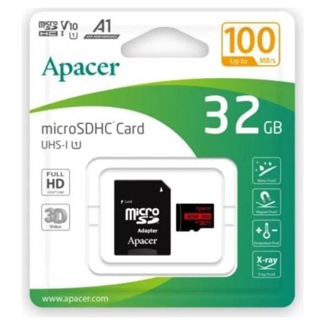 Tarjeta Micro SD Apacer AP32GMCSH10UB-R