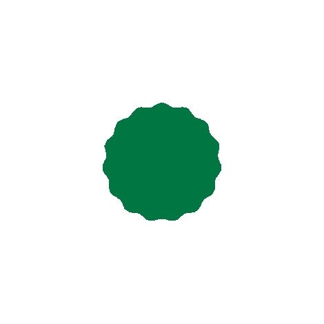 Etichette per barattoli 5,5 cm, adesivi per conserve, 48 pezzi, verde opaco (1/2)