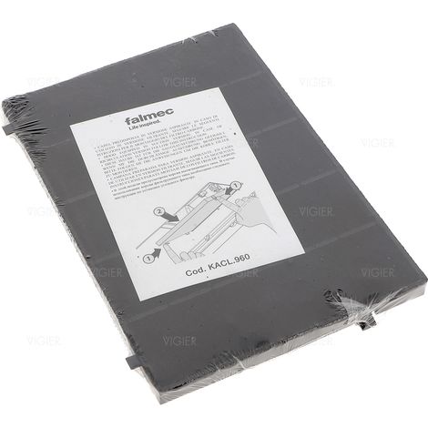 Filtre à charbon pour hotte – Dimensions 254x176mm – Épaisseur 19mm – Compatible avec modèles VIRGOLA – Falmec (1/5)
