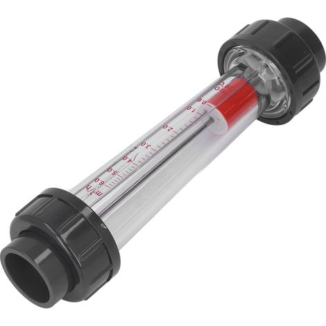 Präzisions-Durchflussmesser für Flüssigkeiten, ABS-Kunststoffrohr, Wasserdurchflussmesser 0,6-6 m³/h (1/5)