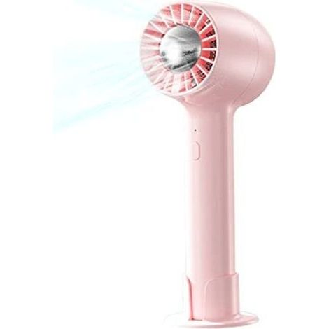 Ventilateur portable rechargeable USB silencieux – Mini ventilateur de bureau et camping, batterie intégrée, sans fil, léger et compact (1/5)