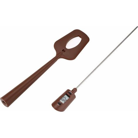 Thermomètre numérique au Chocolat - Lecteur de température et agitateur de température Portable Spatula, (1/5)