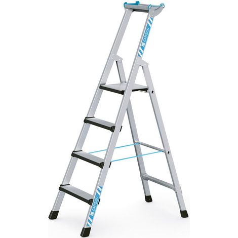 ZARGES Comfortstep S - LM-Stufen-Stehleiter 4 Stufen (1/5)