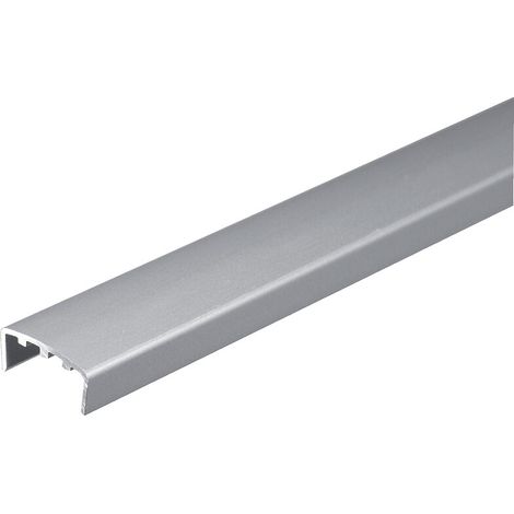 Profil U d'habillage Satiné Argent 2m55 - S.E.E.D