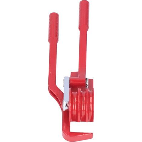 Rohrbiegegerät 3 Zoll, 1 1/4 Zoll, 5/16 Zoll, 3/8 Zoll, 0–180 Grad, Kupferrohrbiegewerkzeug, Rot (1/5)